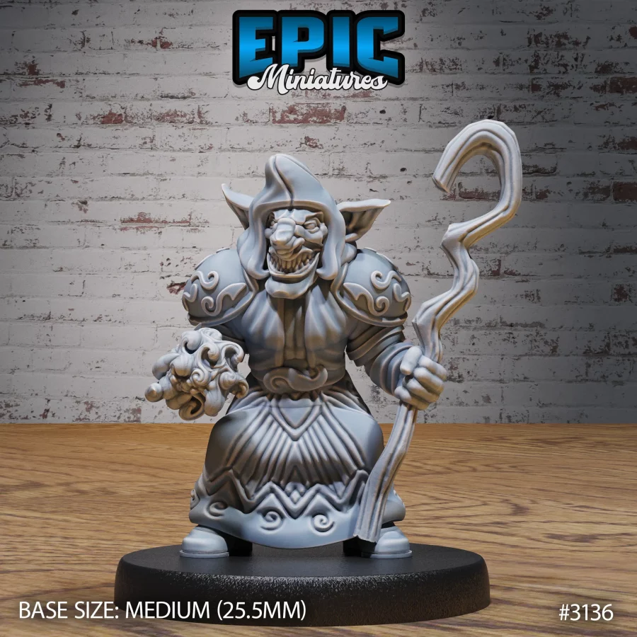 Wicked Goblin Tribe Wizard (Medium)