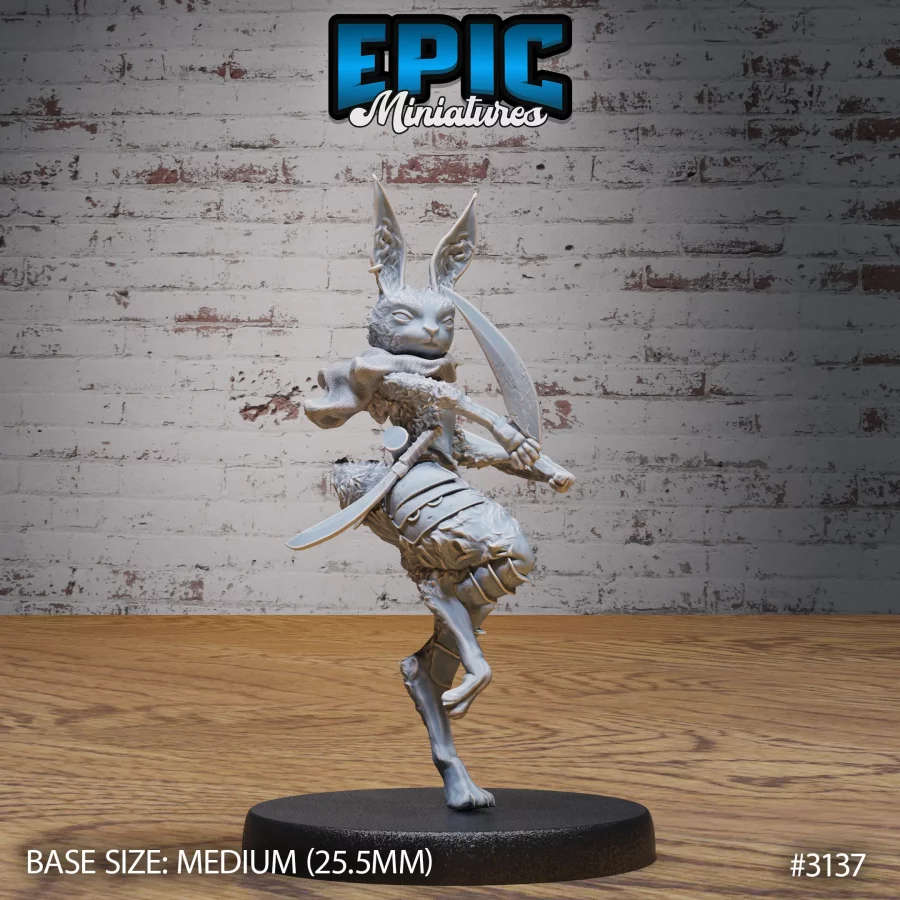 Rabbit Folk Warrior (Medium)