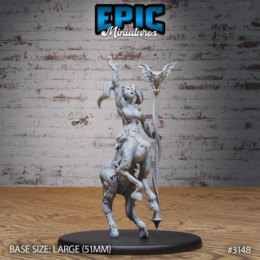 Faun Warlock Roaring (Large)