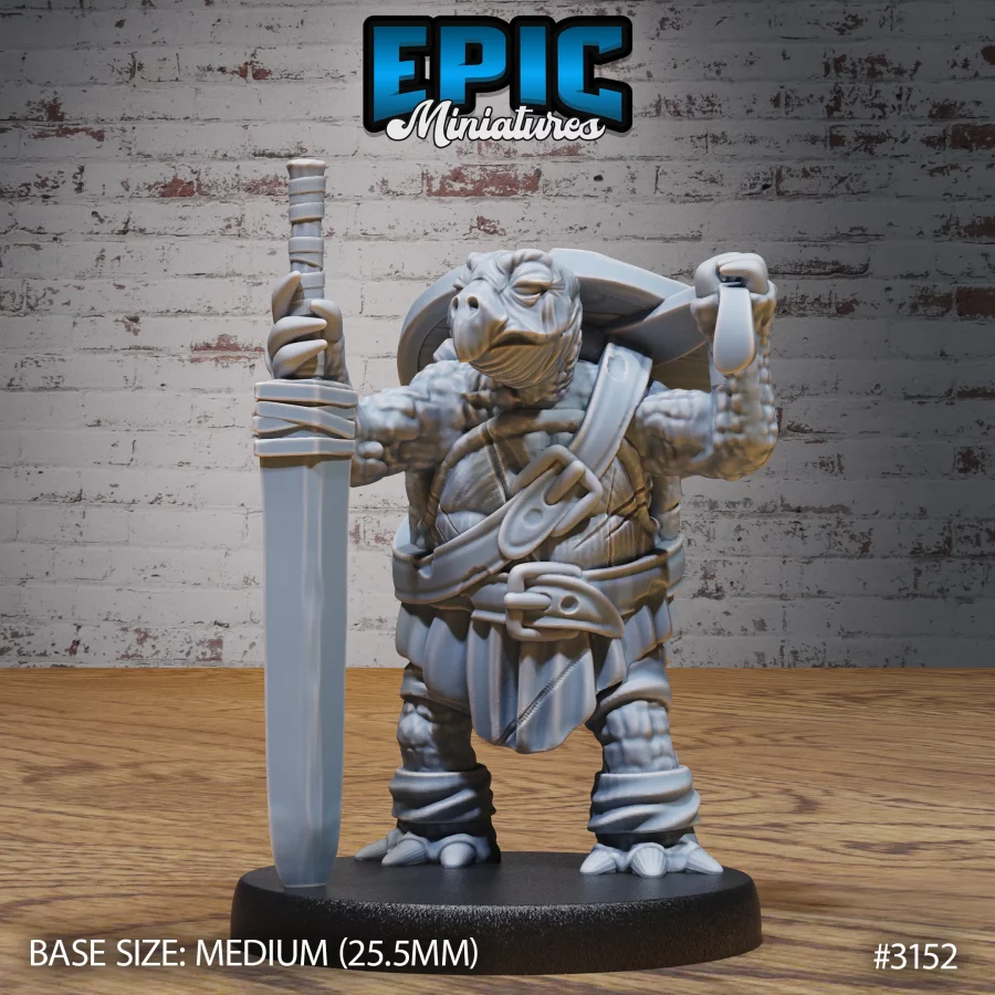 Turtle Folk Tribe Warrior (Medium)