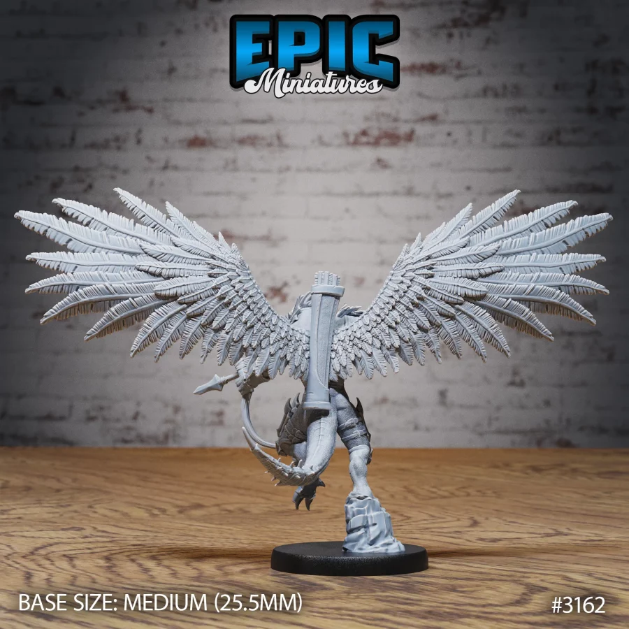 Winged Half Dragon Bow (Medium) - Image 2
