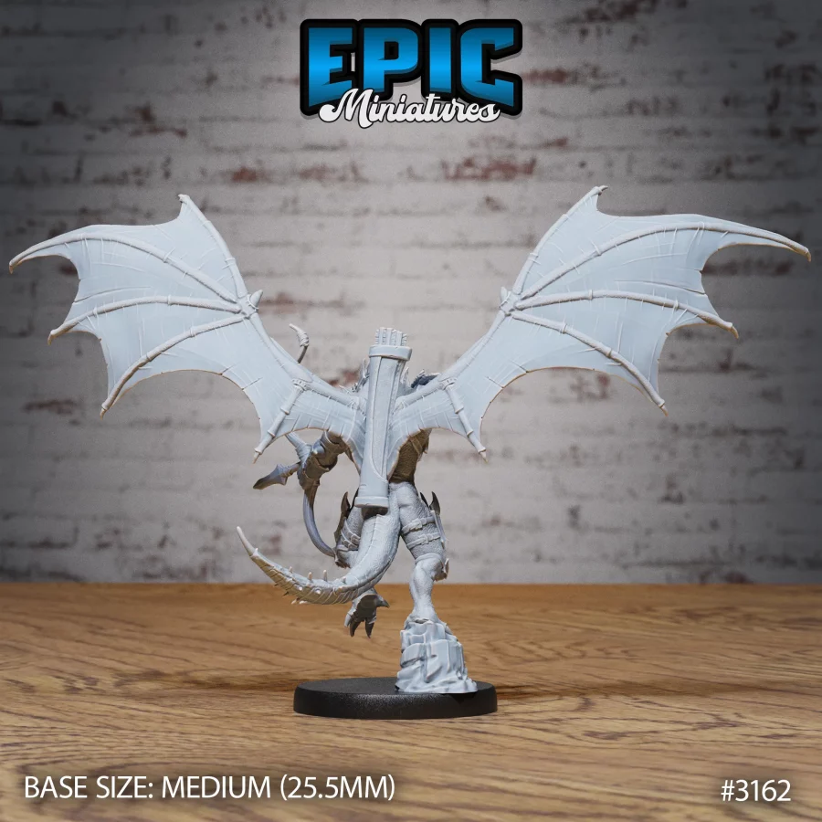 Winged Half Dragon Bow (Medium) - Image 4