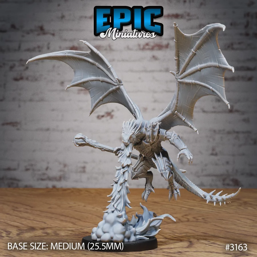 Winged Half Dragon Firebreath (Medium) - Image 3