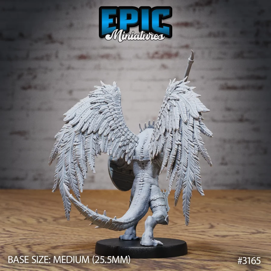 Winged Half Dragon Spear (Medium) - Image 2