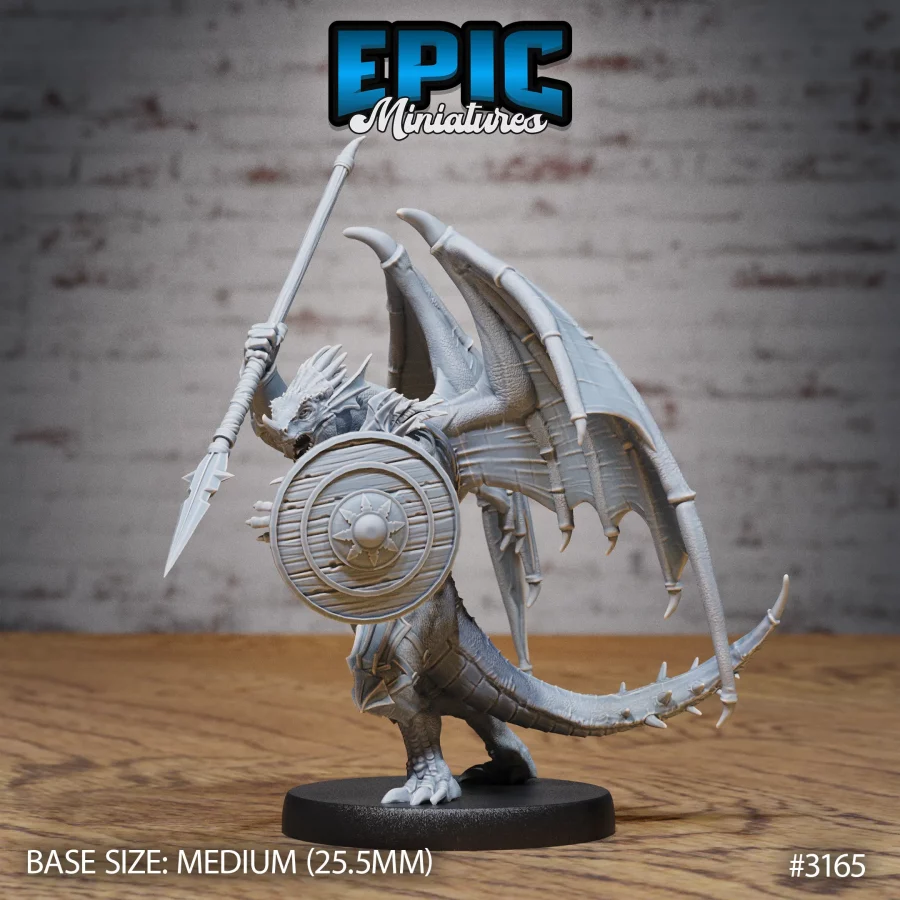 Winged Half Dragon Spear (Medium) - Image 3