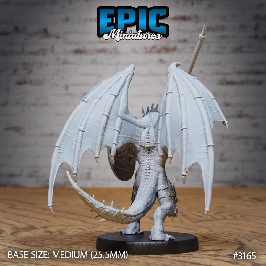Winged Half Dragon Spear (Medium) - Image 4