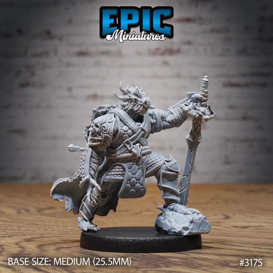 Dragonborn Warrior (Medium)