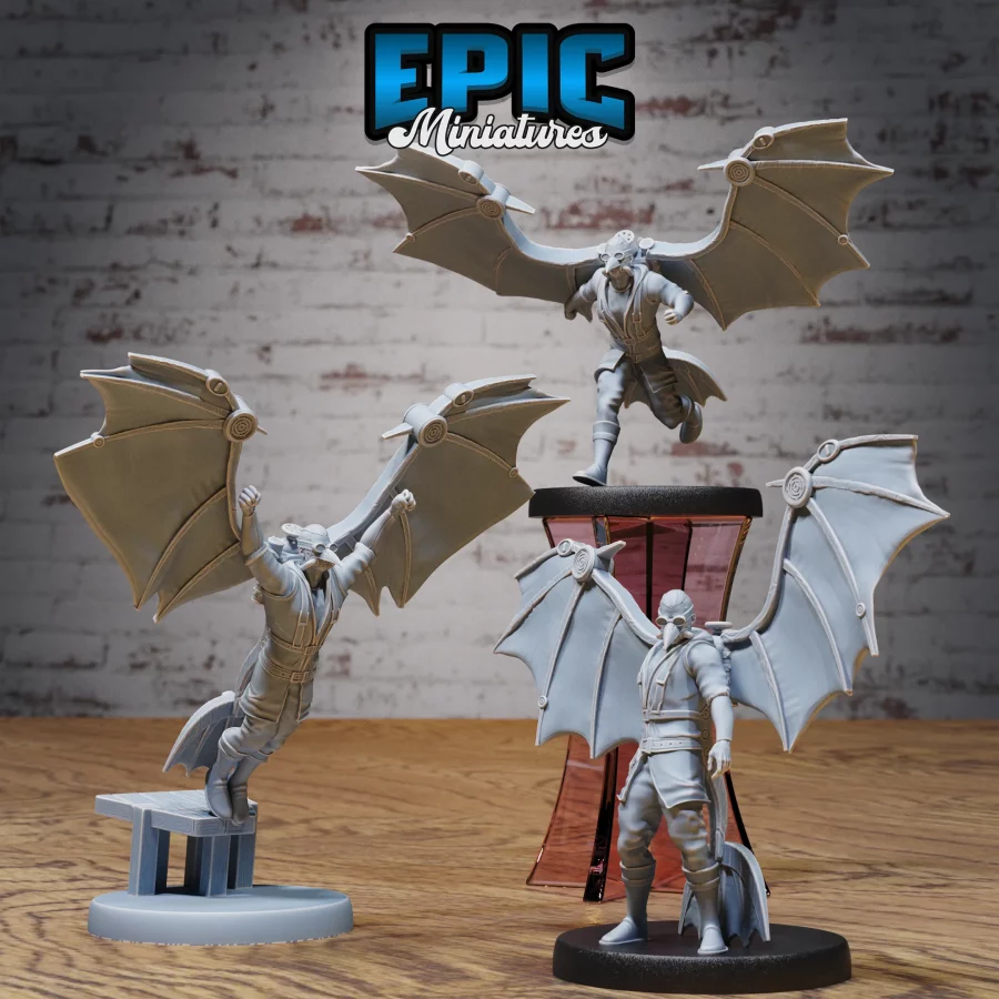 Winged Glider Pilot Levi Set
