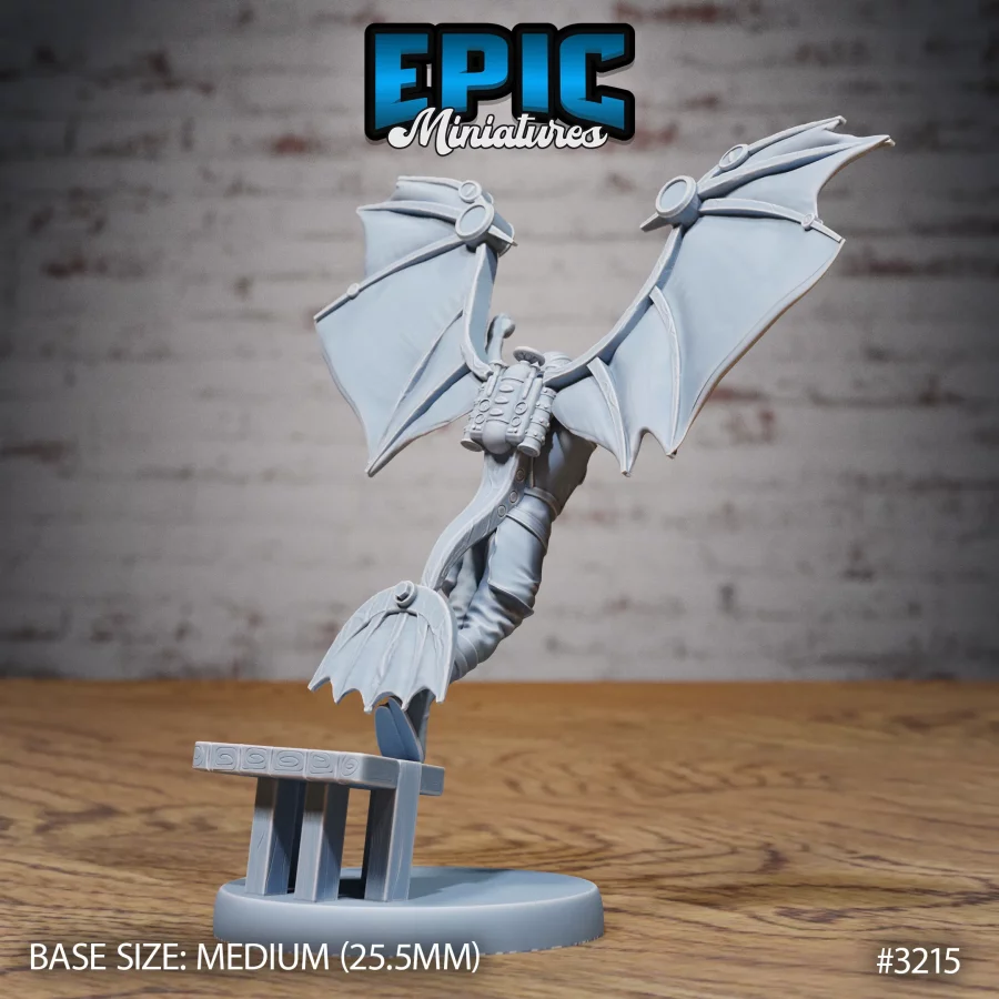 Winged Glider Pilot Levi Flying (Medium) - Image 2