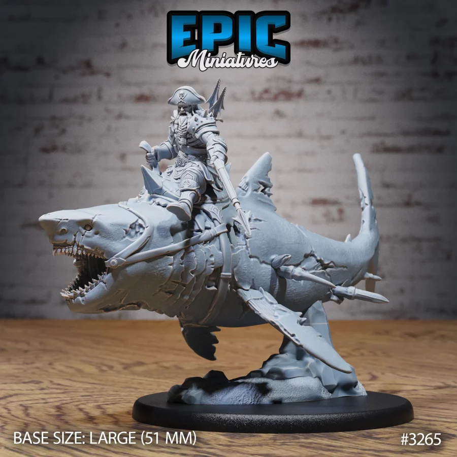 Cursed Captain T-Rex Mount / Cursed Captain Shark Mount Set - Image 8