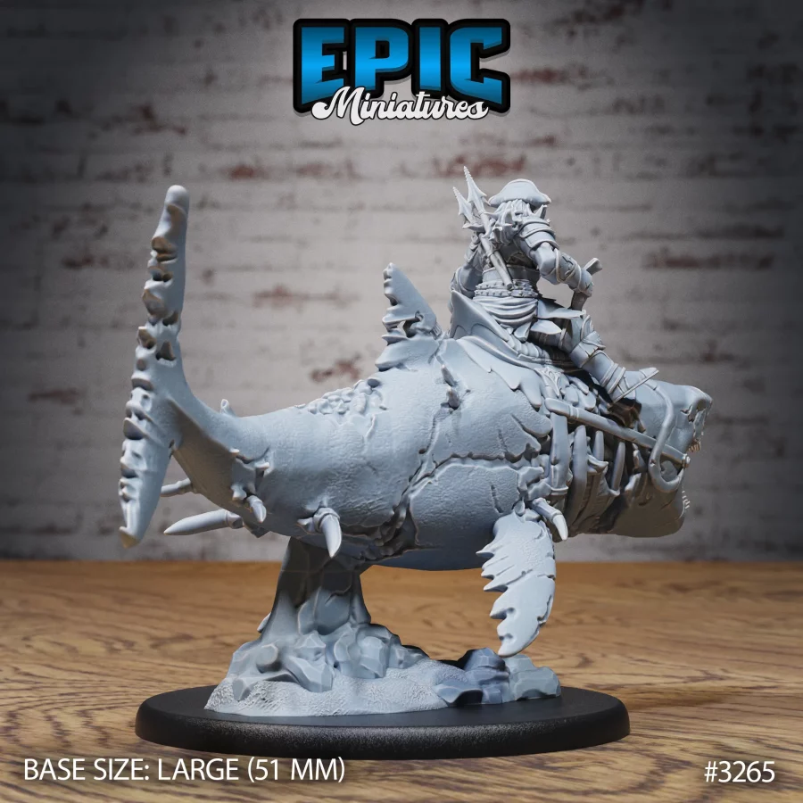 Cursed Captain T-Rex Mount / Cursed Captain Shark Mount Set - Image 9
