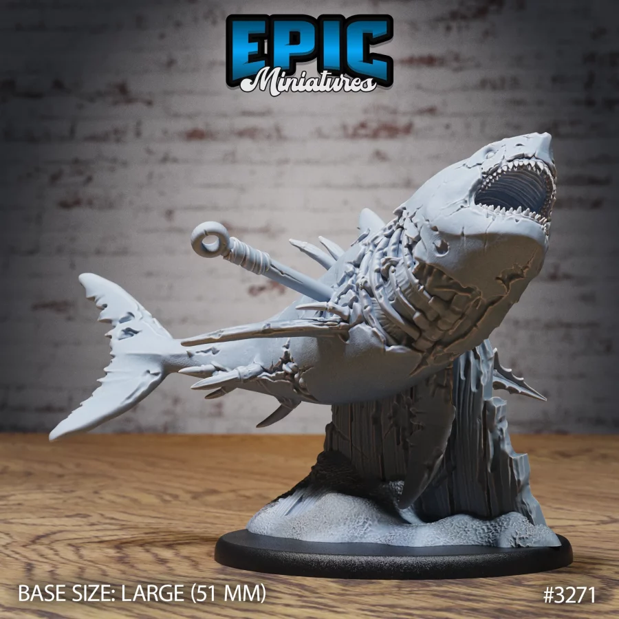 Zombie Shark Wounded (Large)