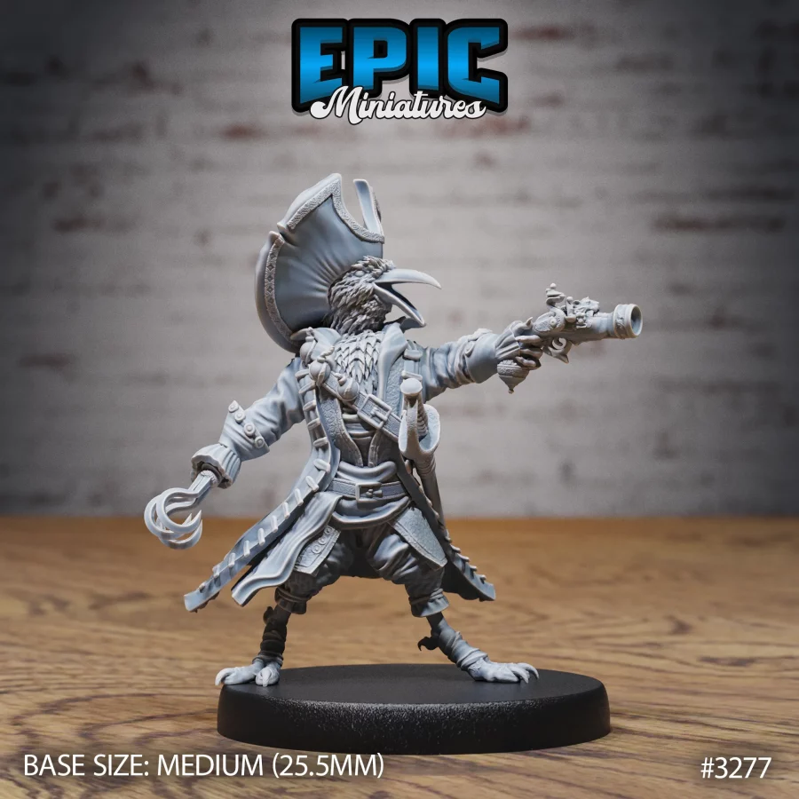 Crow Folk Pirate Shooting (Medium)