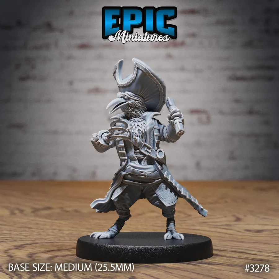 Crow Folk Pirate Letter (Medium)