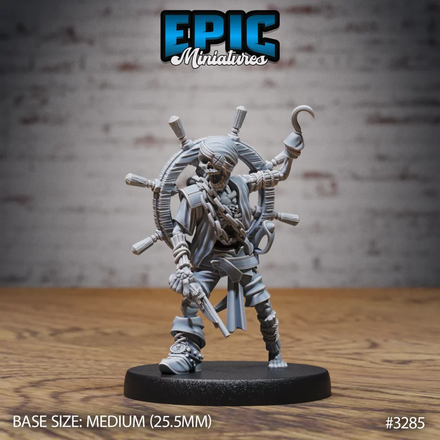 Undead Pirate Crew Wheel Carrier (Medium)