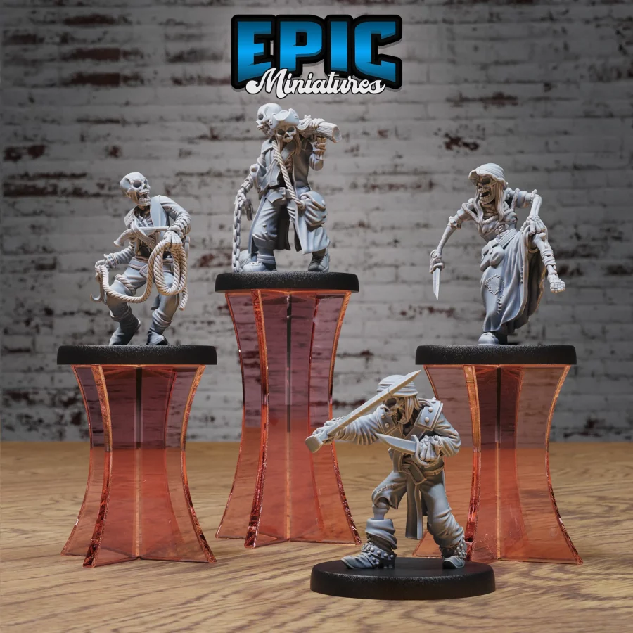 Undead Pirate Crew Boarding / Undead Pirate Crew Girl / Undead Pirate Crew Two Heads / Undead Pirate Crew Sword Set