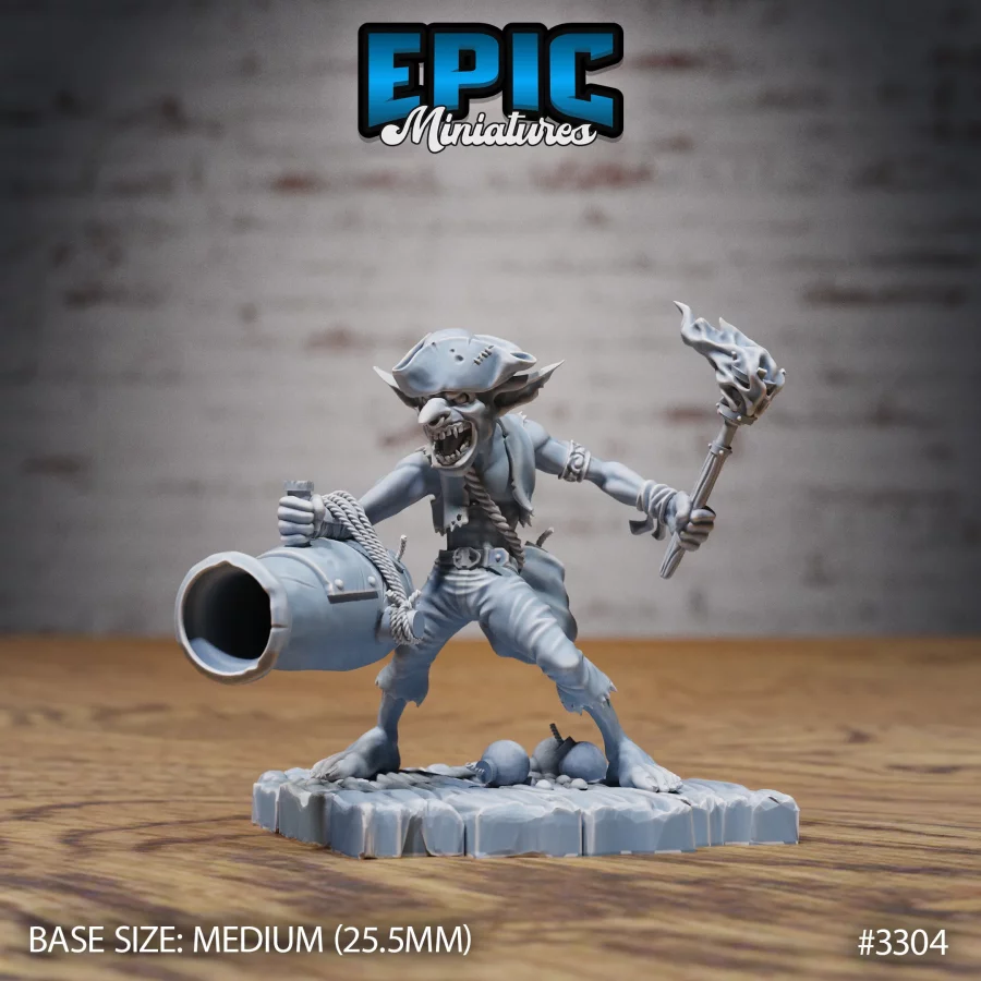 Goblin Canon Pirate (Medium)