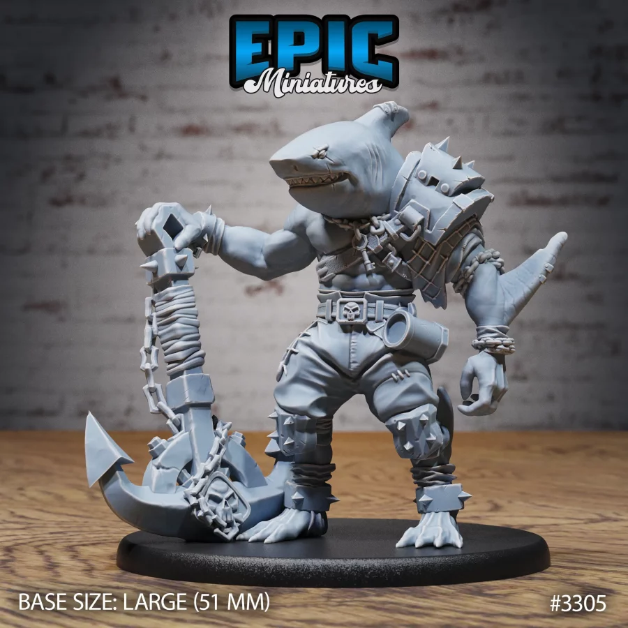 Shark Folk Anchor Pirate (Large)
