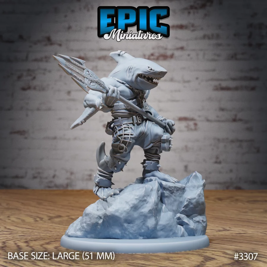 Shark Folk Anchor Pirate Trident (Large)