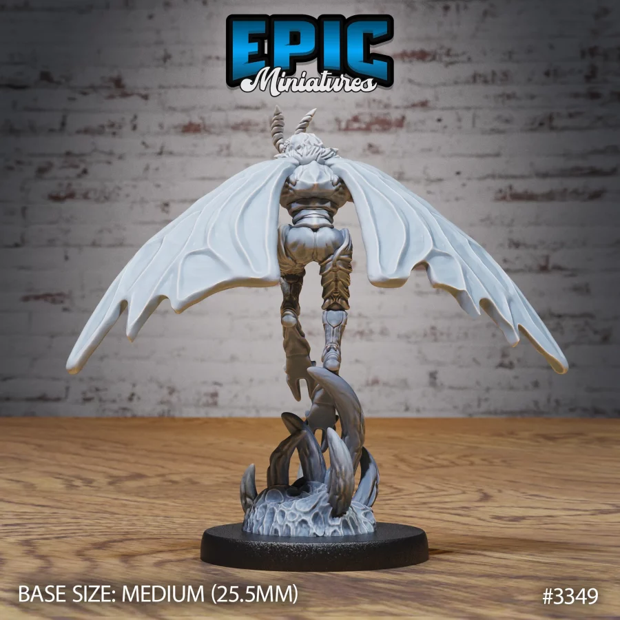 Moth Folk Warrior Flying (Medium) - Image 2