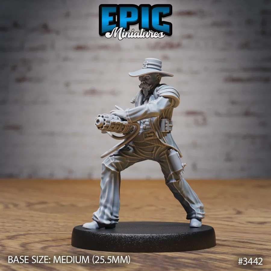 Gatling Artificer Sheriff Running (Medium)
