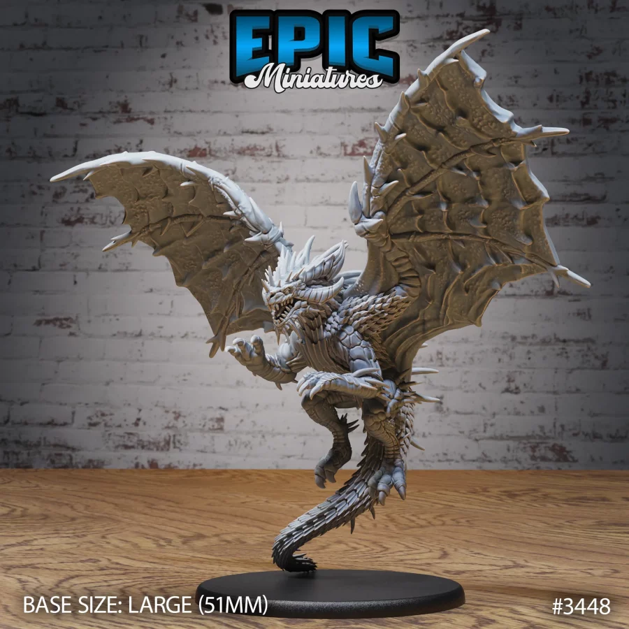 Cactus Dragon Flying (Large)