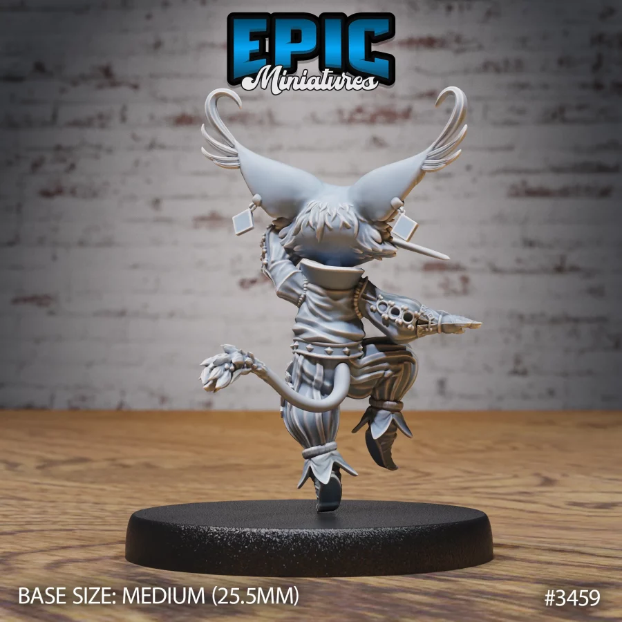 Gallant Cat Parrying (Medium) - Image 2