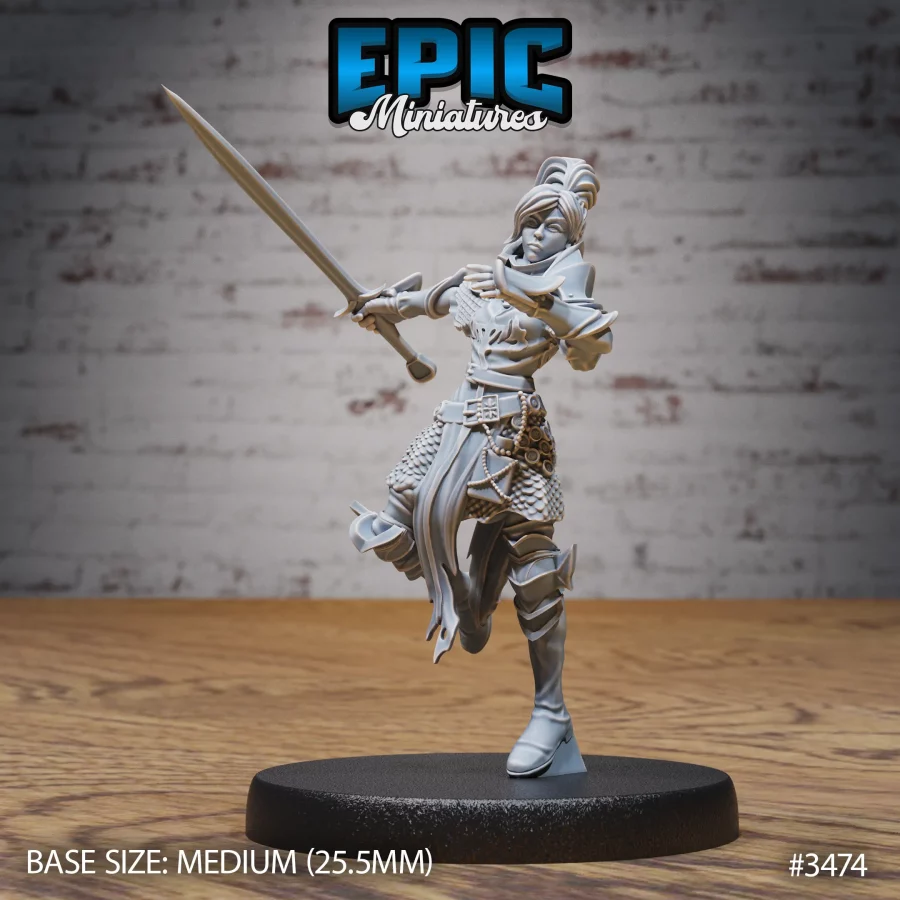 Knight Lady Joan Attack (Medium)