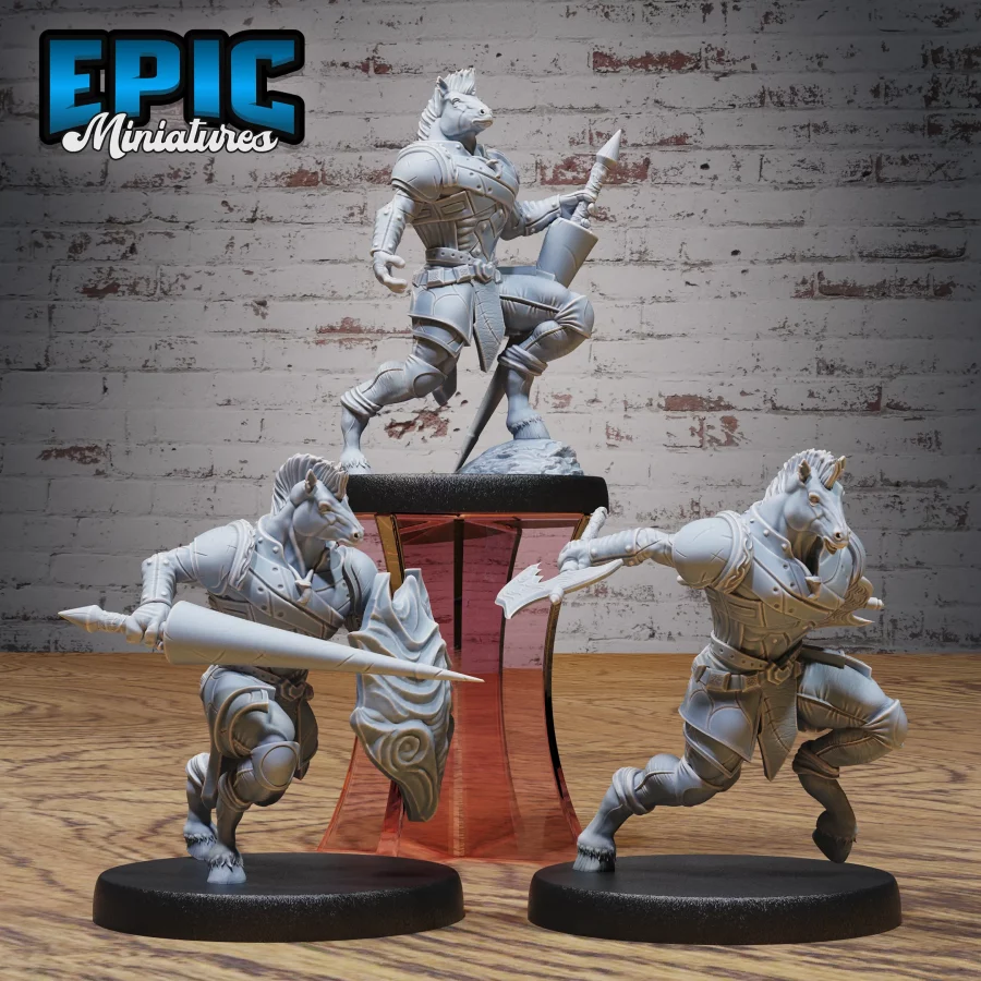 Horse Folk Knight Set
