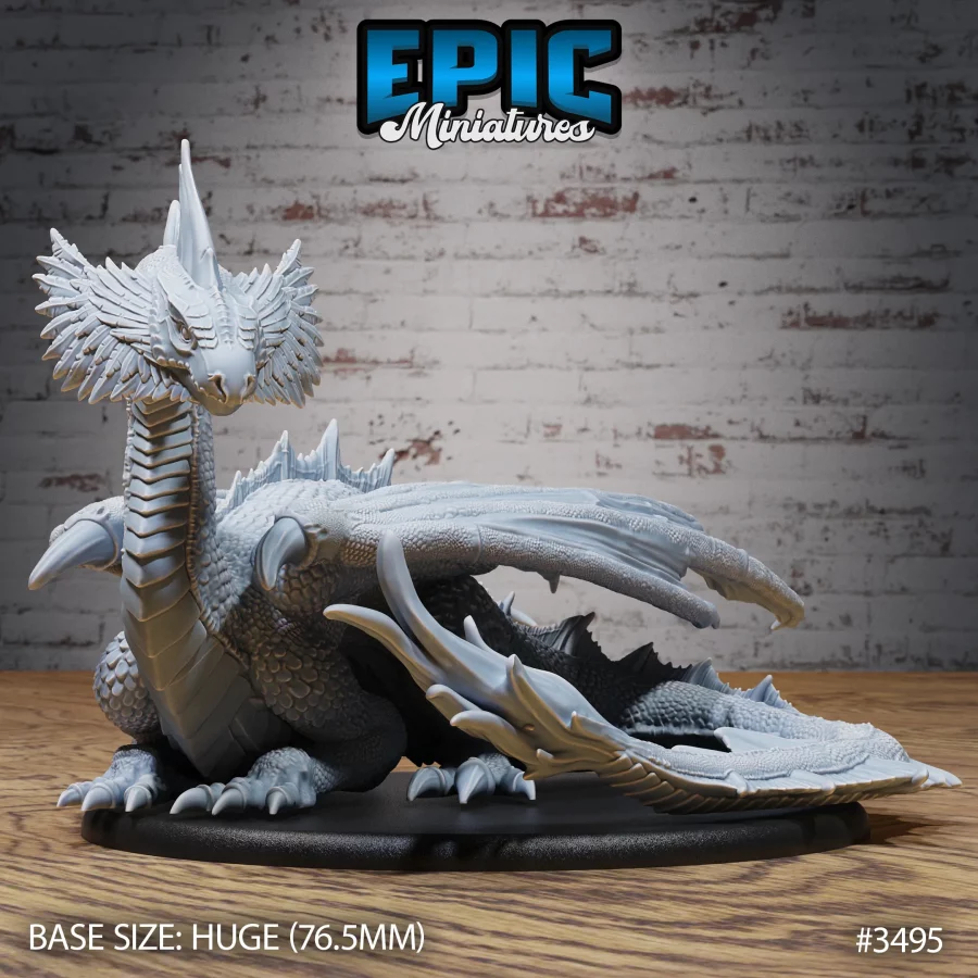 Mirage Dragon Laying (Huge)