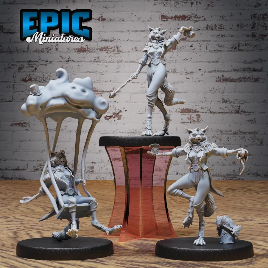 Cat Folk Magician Set