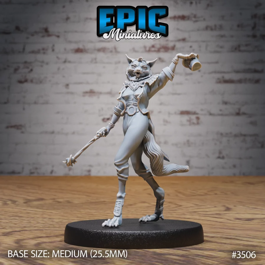 Cat Folk Magician (Medium)