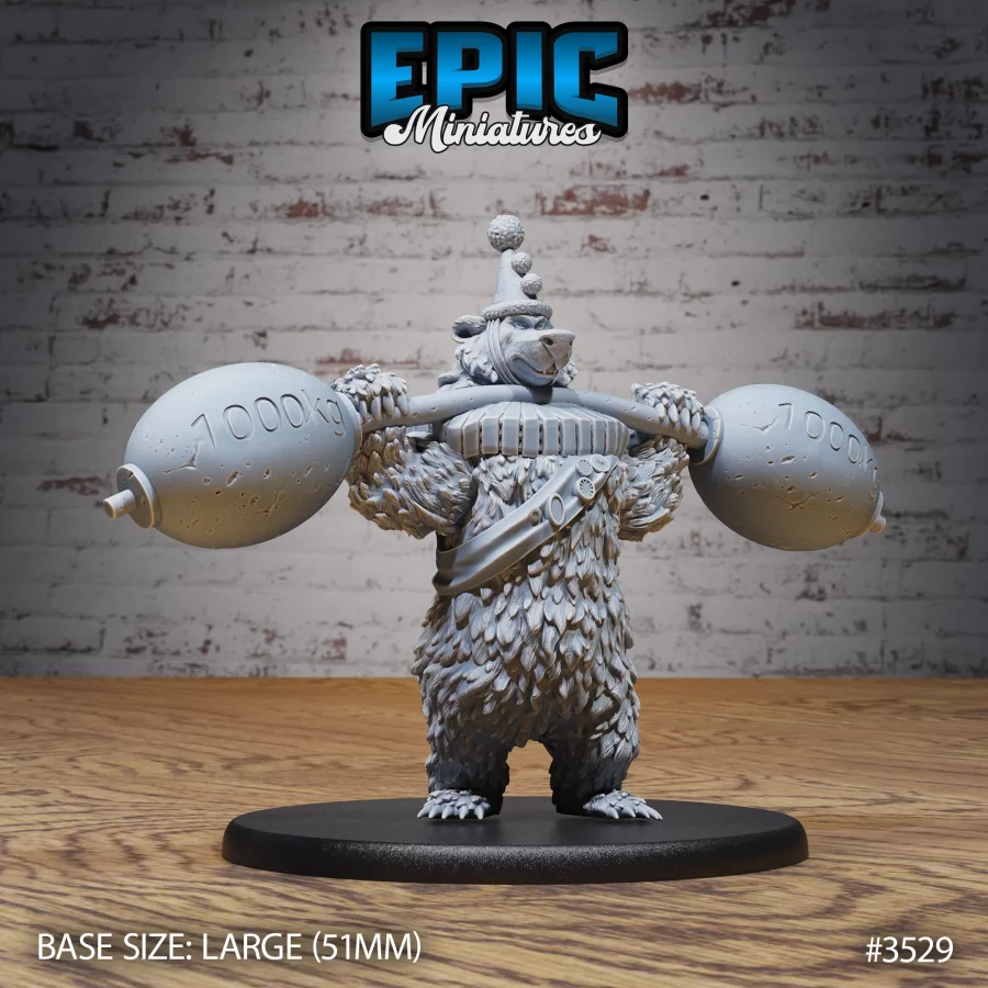 Circus Bear Powerlifting (Large)