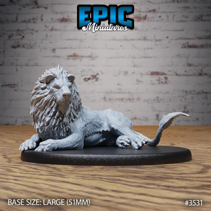 Lion Resting (Large)