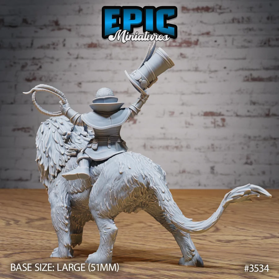 Halfling Animal Tamer Lion Riding (Large) - Image 2