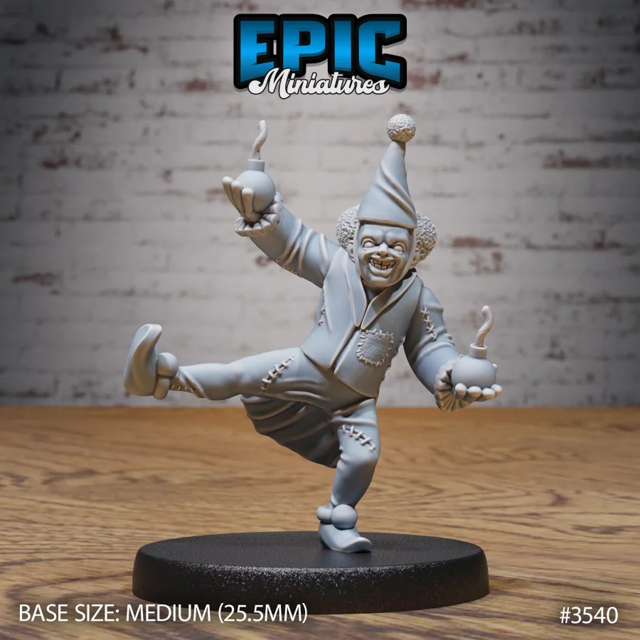 Horror Clown Juggling (Medium)