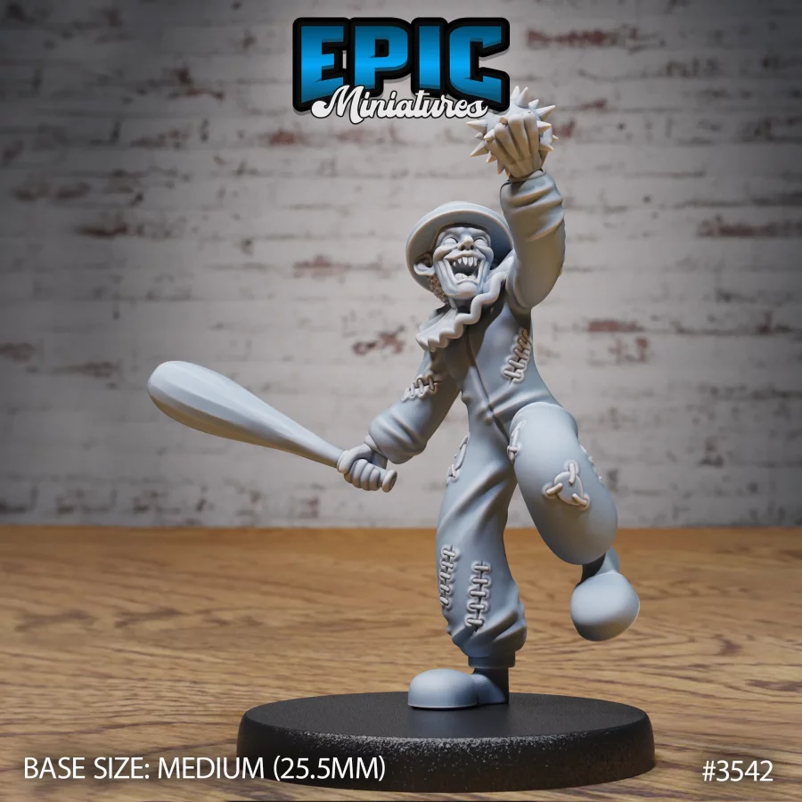 Horror Clown Spikeball (Medium)