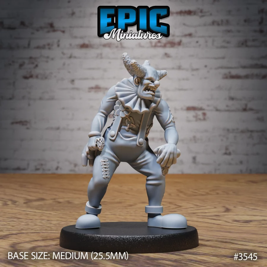 Horror Clown Teddy Ripper (Medium)