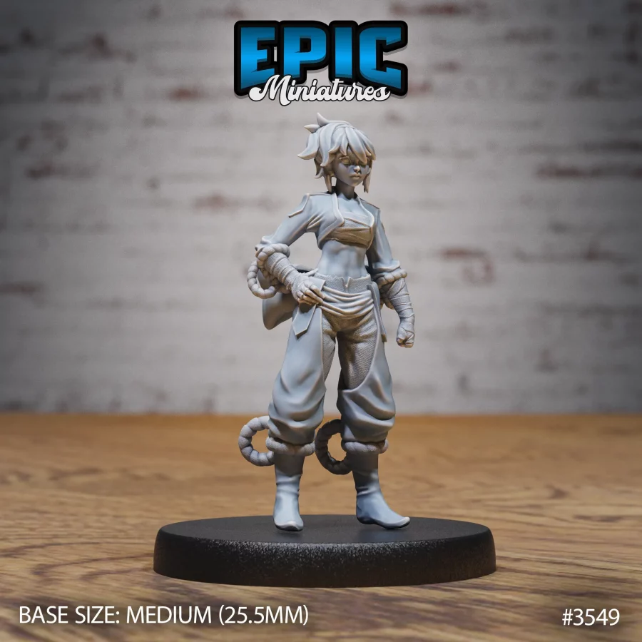 Monk Female Player Character (Medium)