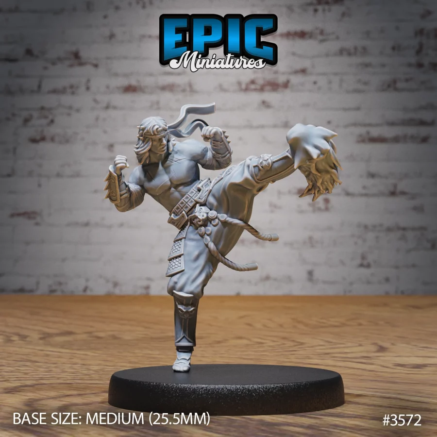 Fire Style Kung Fu Master Kick (Medium)