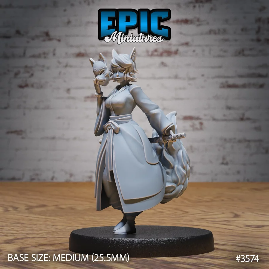 Kitsune Spirit Warrior (Medium)