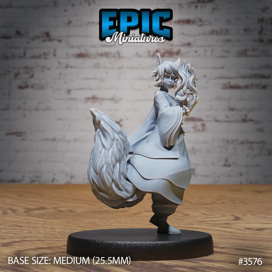 Kitsune Spirit Warrior Magic (Medium)