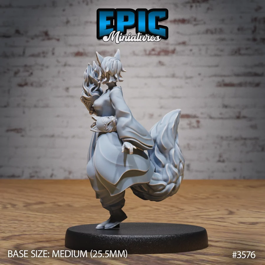 Kitsune Spirit Warrior Magic (Medium) - Image 2