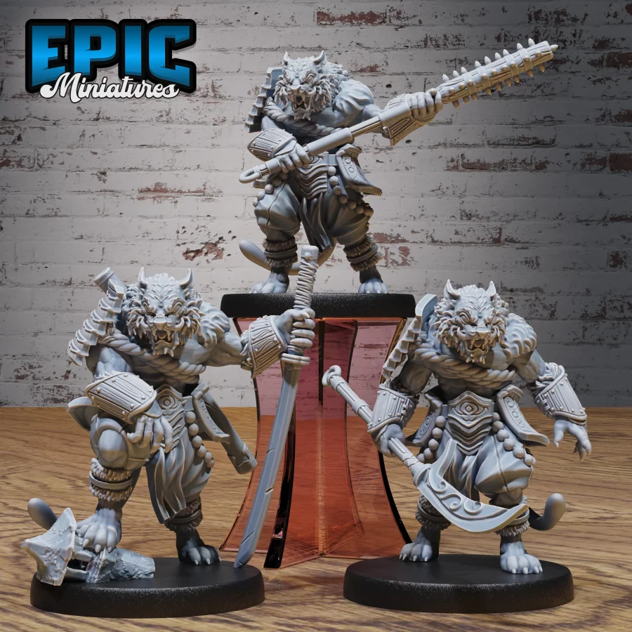 Tiger Folk Samurai Set