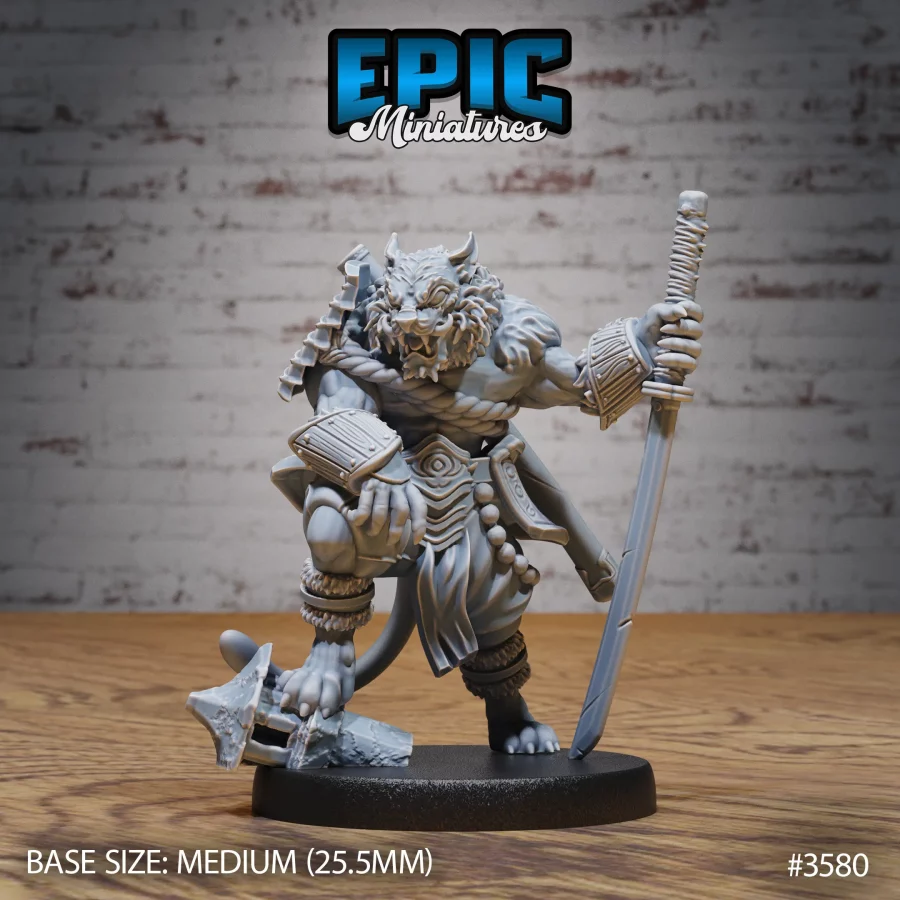 Tiger Folk Samurai (Medium)