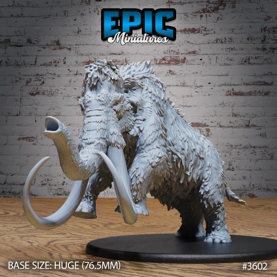 Mammoth Attacking (Huge)