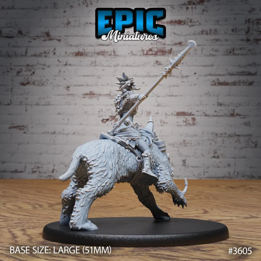 Barbarian Tribe Female Rider (Large) - Image 2