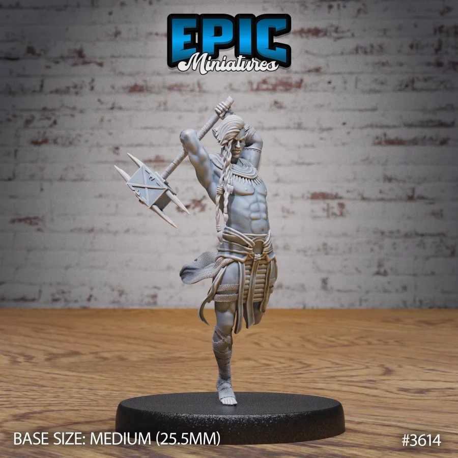 Cave Elf Barbarian Attack (Medium)