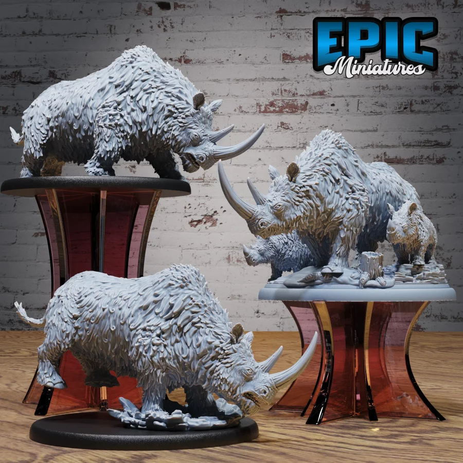 Woolly Rhino Set
