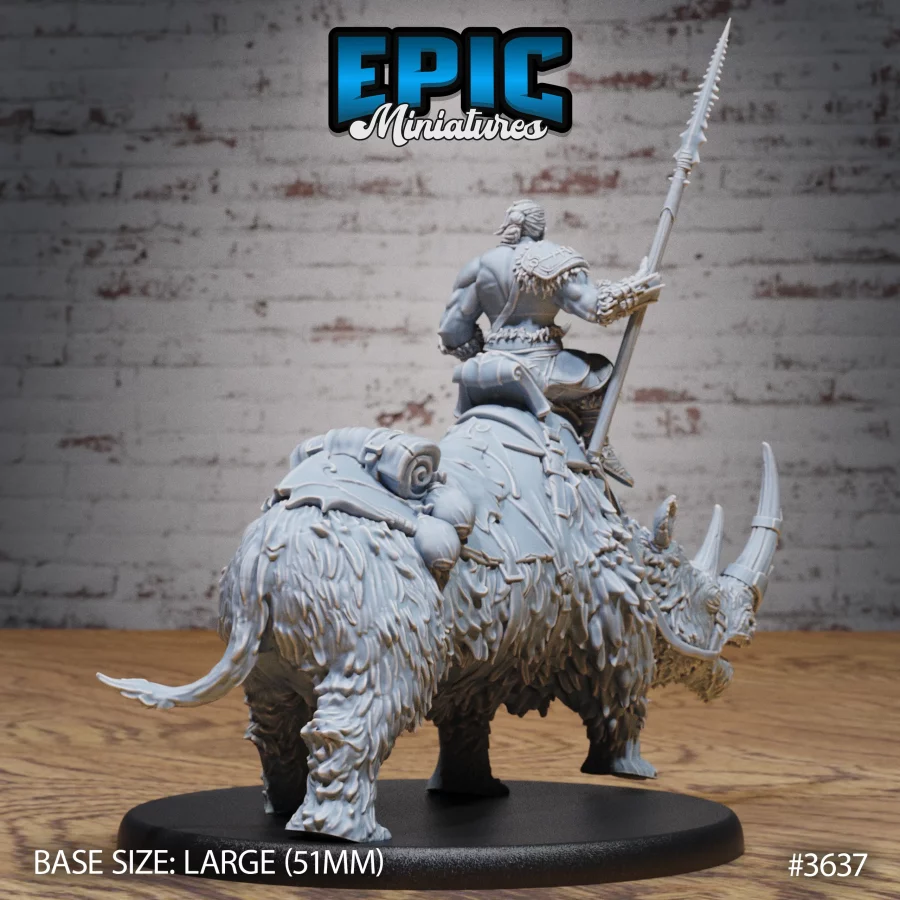 Barbarian Tribe Male Rider (Large) - Image 2